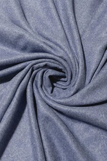 Élégant Châle Écharpe Pashmina Uni Super Doux Gland - Denim 2