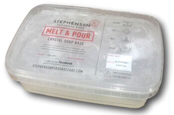 Stephenson SLS Free - Transparent - Fondre et verser la base de savon 500g-11.5kg 2