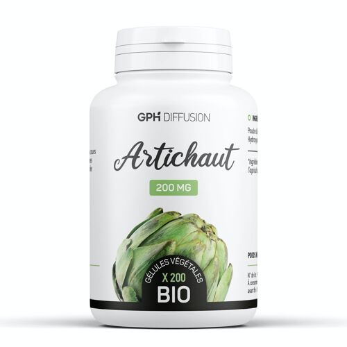 Artichaut Biologique - 200 mg - 200 gélules végétales