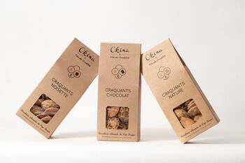 Biscuits Craquants nature en étui 150g - fabriqués artisanalement au Pays-Basque 2
