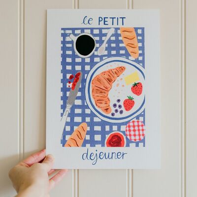 Le Petit Dejeuner Kunstdruck