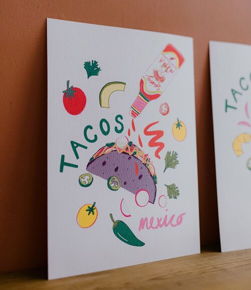Tacos art print (Mexico)