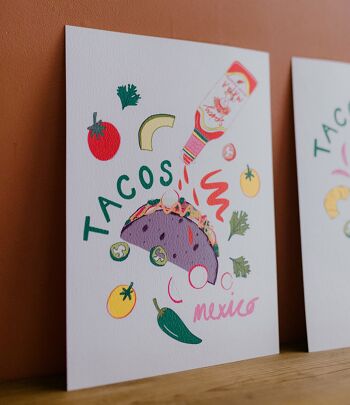 Impression d'art Tacos (Mexique) 1