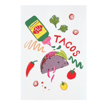 Impression d'art tacos (Hot Lips) 3
