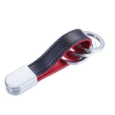 Schlüsselanhänger mit abgerundetem "Twist-Verschluss" | Lederschlaufe | TWISTER STYLE RED PEPPER