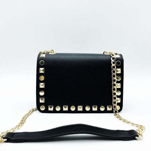 Tiff Studded Metal Detail Shoulder Bag