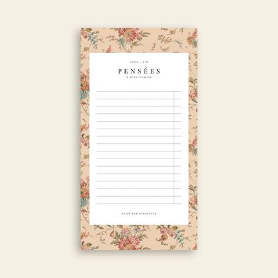 Stationery - Andalusian Bouquet notepad