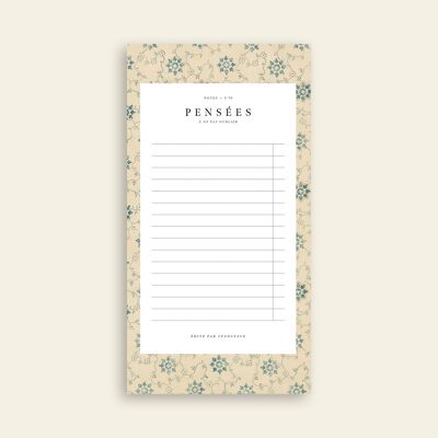 Stationery - Liaison Fleurie notepad