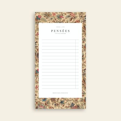 Stationery - English Garden Notepad