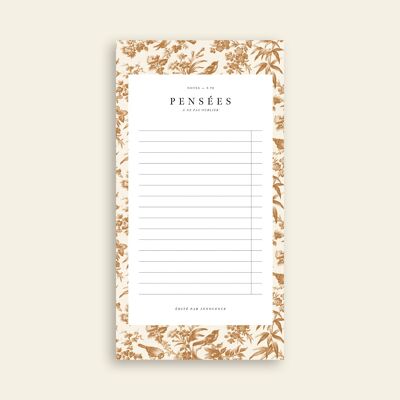 Stationery - Golden Paradise Notepad