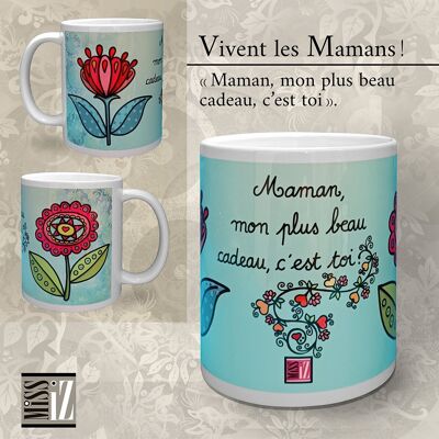 MUG - Lunga vita alle mamme - Sfondo BLU