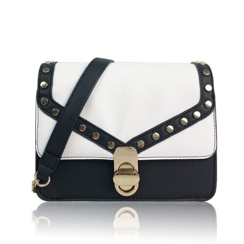 Studded Envelope Style Crossbody Bag