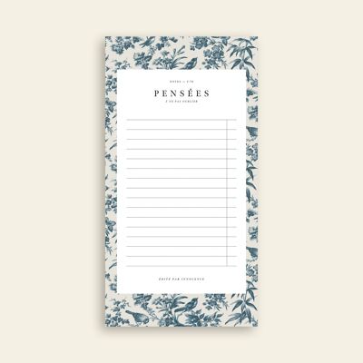 Stationery - Paradise Blue Notepad
