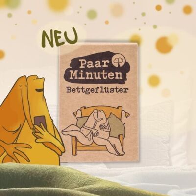 PaarMinuten Bettgeflüster – Kartenspiel für spielerische Gesprächsimpulse | rund um die Themen Sex, Nähe und Intimität | pami-bett