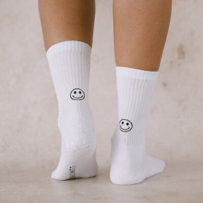 Chaussettes Smiley taille 43-46 (PU = 5 pièces)