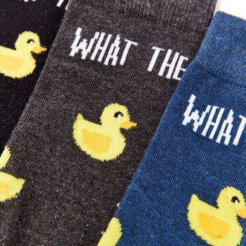 Ensemble cadeau unisexe What The Duck Chaussettes 4