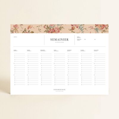 Stationery - Weekly Bouquet Andalusian