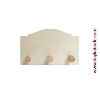 04030320 THREE KNOB COAT RACK