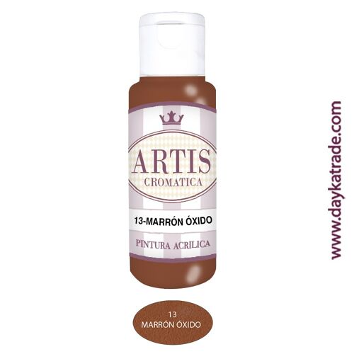 ARTIS-13 MARRÓN ÓXIDO (60ML) PINTURA ACRILICA ARTIS CROMATICA