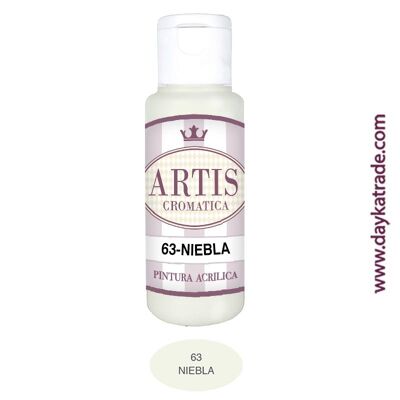 ARTIS-63 BRUME (60ML) PEINTURE ACRYLIQUE CHROMATIQUE ARTIS