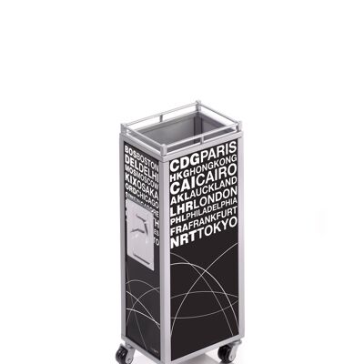 Portapenne | Carrello aereo | con ruote mobili | MINI CARRELLO