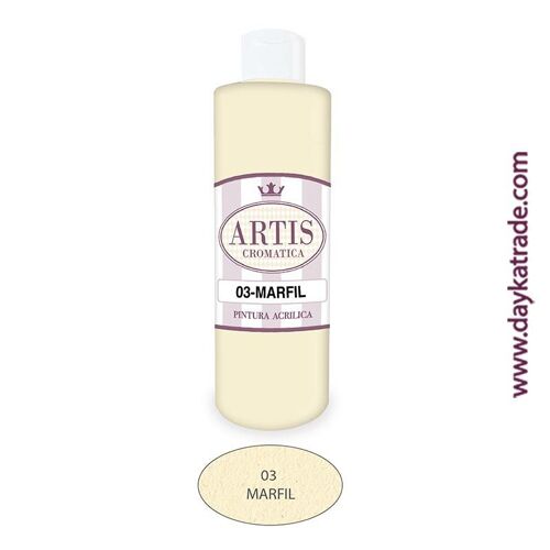 ARTIS-03 MARFIL PINTURA ACRILICA ARTIS (250ml)