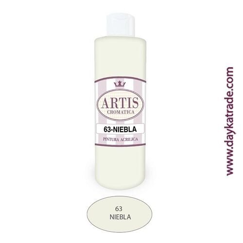 ARTIS-63 NIEBLA PINTURA ACRILICA ARTIS (250ml)