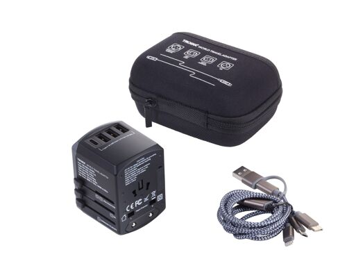 Troika world travel adapter