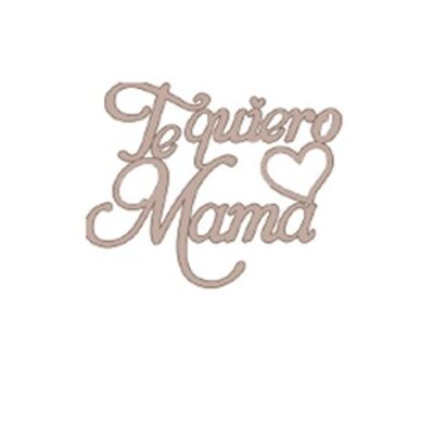CART-50G Buchstaben "Ich liebe dich Mama"