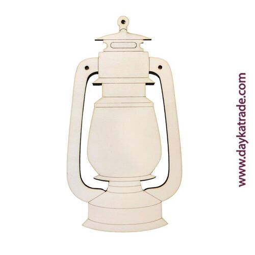 Dayka-1003 FAROL DE MADERA ESTILO VINTAGE