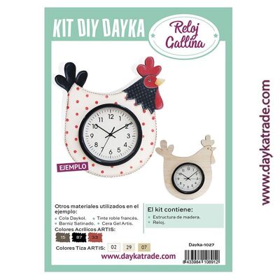 Dayka-1027 RELOJ GALLINA