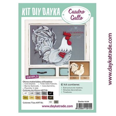Dayka-1039 RIGHT ROOSTER FRAME WITH HANDLES