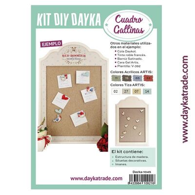 Dayka-1045 MAGNETISCHE JUTE MIT RAHMEN