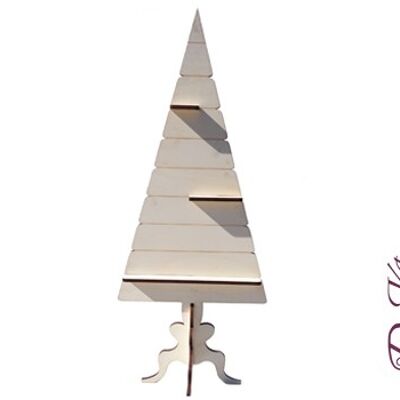 Dayka-111G ÁRBOL NAVIDAD CON TABLAS EN MADERA DE CHOPO