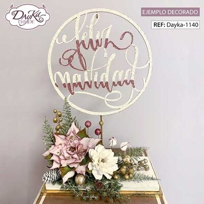 Dayka-1140 HOOP WITH STAND AND MERRY CHRISTMAS