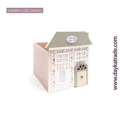 Dayka-1165G und Dayka-1165M HOUSE BOX - Dayka-1165G (22 x 25 x 19 cm) - Größe: Dayka-1165G (22 x 25 x 19 cm)