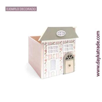 Dayka-1165G et Dayka-1165M HOUSE BOX - Dayka-1165G (22 x 25 x 19 cm) - taille : Dayka-1165G (22 x 25 x 19 cm)