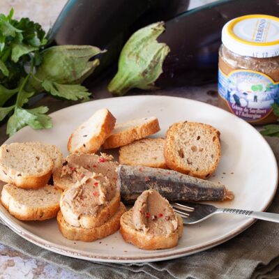 CREMA DI SARDINE CON MELANZANE