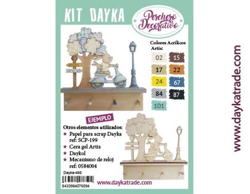 Dayka-466 KIT DIY DAYKA PERCHERO CONEJO MOTO