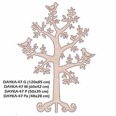 Dayka-047G Little bird tree