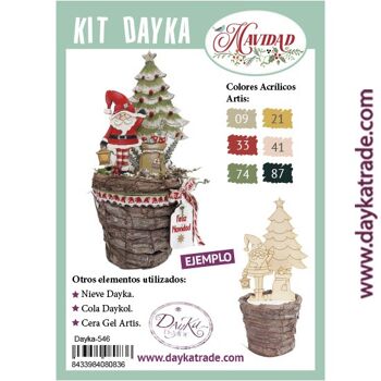 Dayka-546 Père Noël avec pot