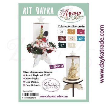 Dayka-558 Socle avec jouets