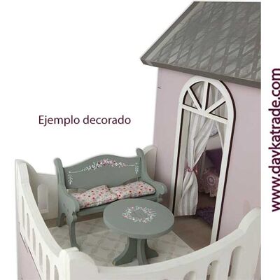 Dayka-698 DIY KIT DAYKA TERRASSE DES PUPPENHAUSES