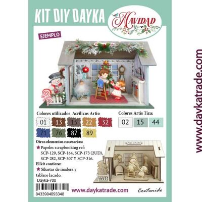 Dayka-700 CHRISTMAS TREE CHILDREN'S HOUSE