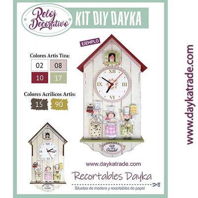 Dayka-710 DIY KIT DAYKA PASTRY BAKERS CLOCK