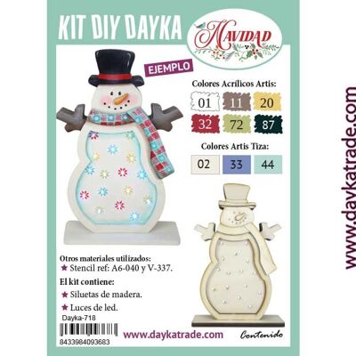 Dayka-718 SUPPRIME LA PEUR DU BONHOMME DE NEIGE