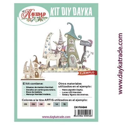 Dayka-844 DAYKA DIY KIT CHRISTMAS SET GIRL AND REINDEER