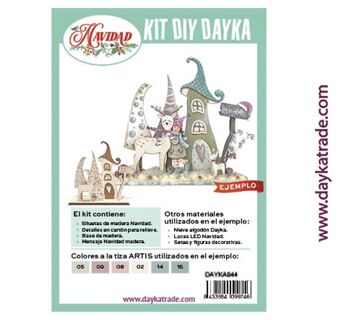 Dayka-844 DAYKA DIY KIT ENSEMBLE DE NOËL FILLE ET RENNE 1