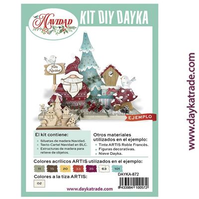 Dayka-872 SANTA CLAUS SET "MERRY CHRISTMAS"