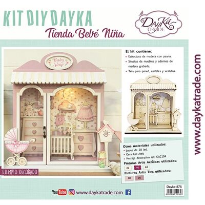 Dayka-875  Tienda Bebé Niña "Baby Shop"